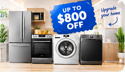Kitchen and laundry appliances